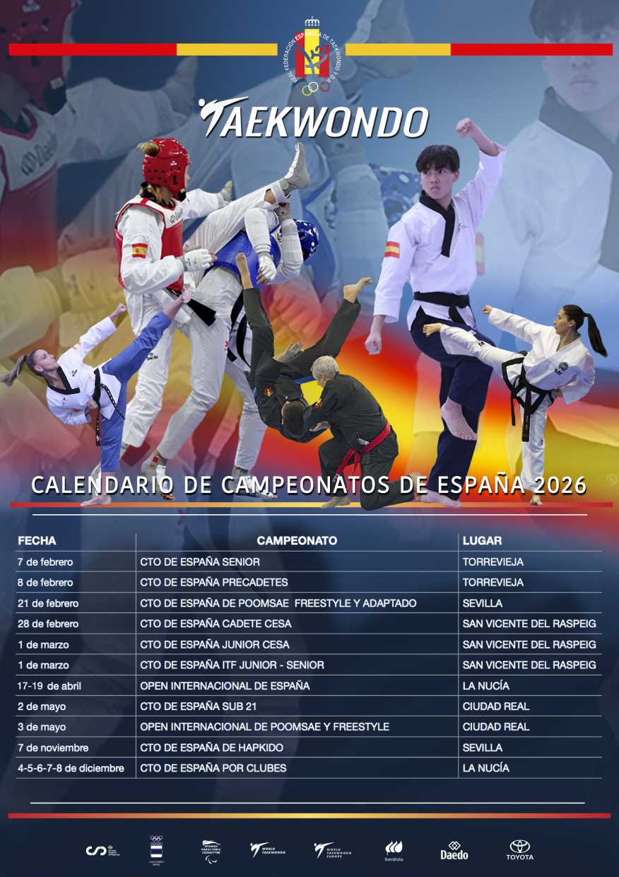 La Nucía acogerá un Internacional y un Nacional de Taekwondo en 2026