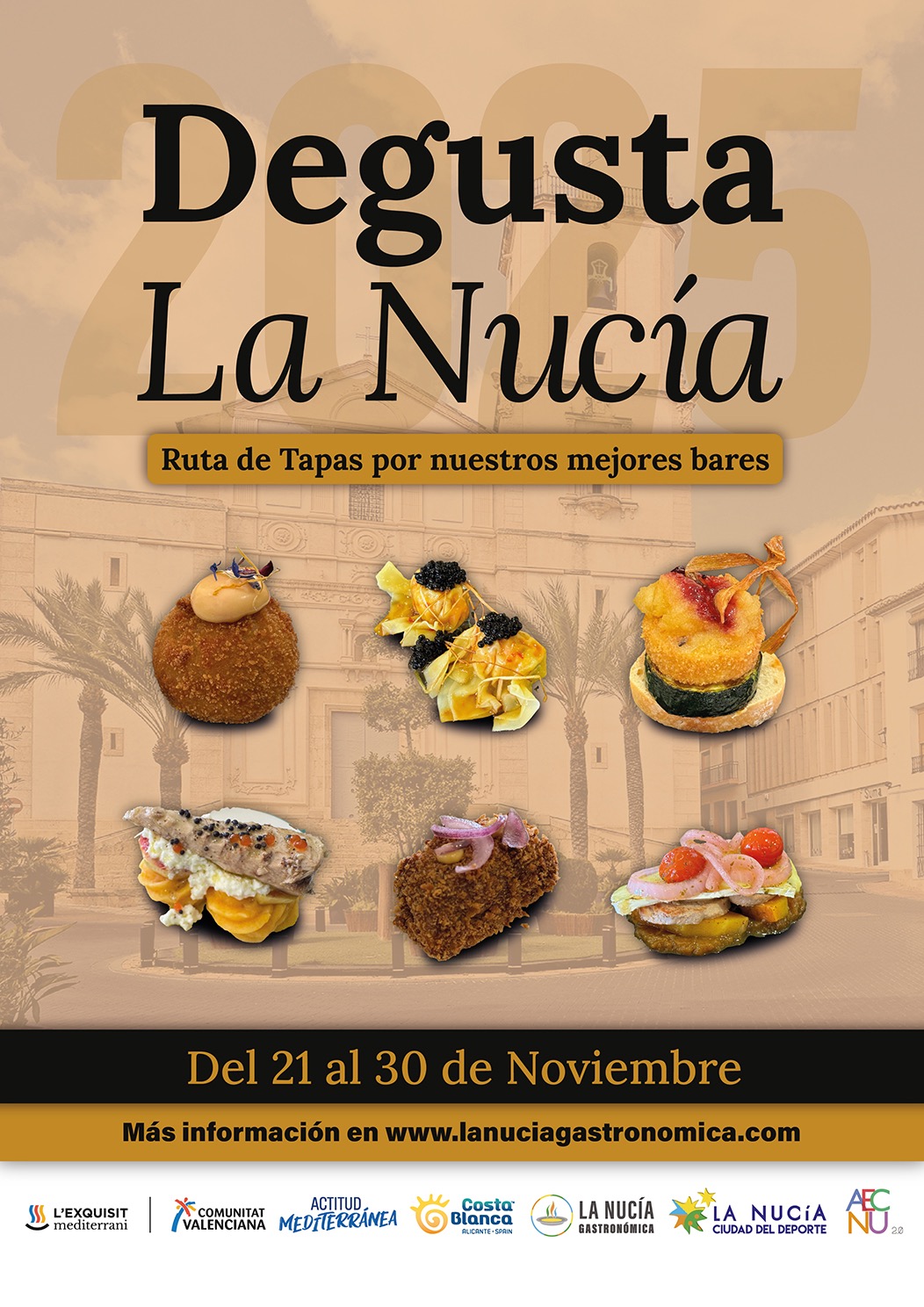 La Ruta de Tapas “Degusta La Nucía” del 21 al 30 de noviembre